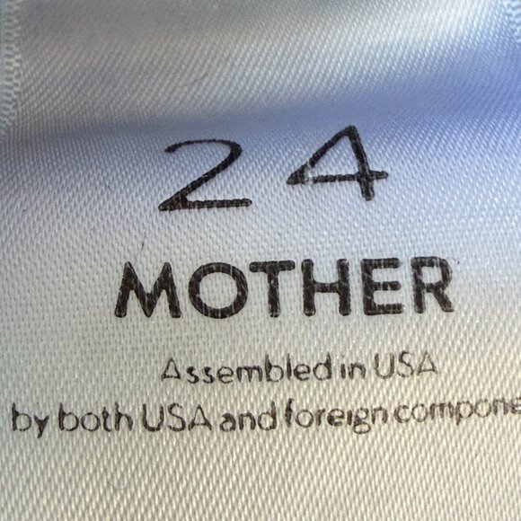 Mother Superior The Tomcat Jeans Button Fly Distressed Size 24 - Picture 12 of 16